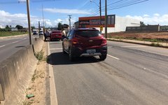 Acidente envolvendo três veículos é registrado na AL 110, em Arapiraca