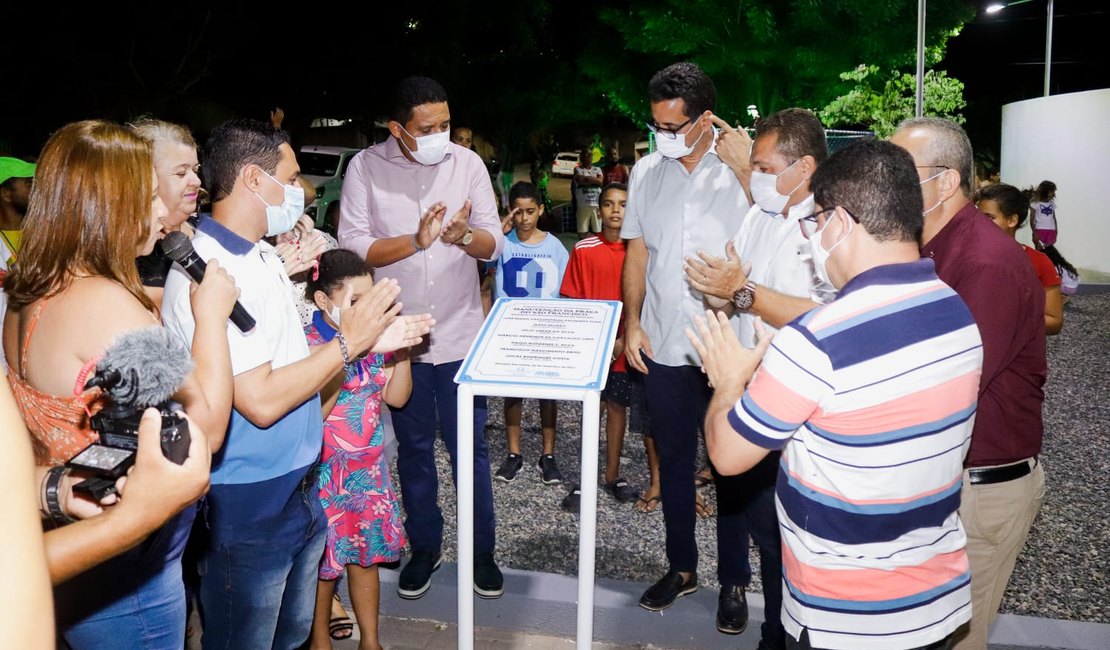 Prefeitura de Palmeira dos Índios inaugura nova Praça São Francisco de Assis