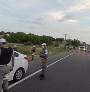 Polícia Rodoviária aborda 61 condutores durante Operação Lei Seca na AL 101