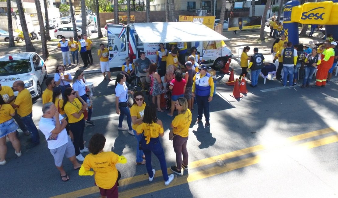 Detran realiza mais de 100 ações educativas e de fiscalização durante Maio Amarelo