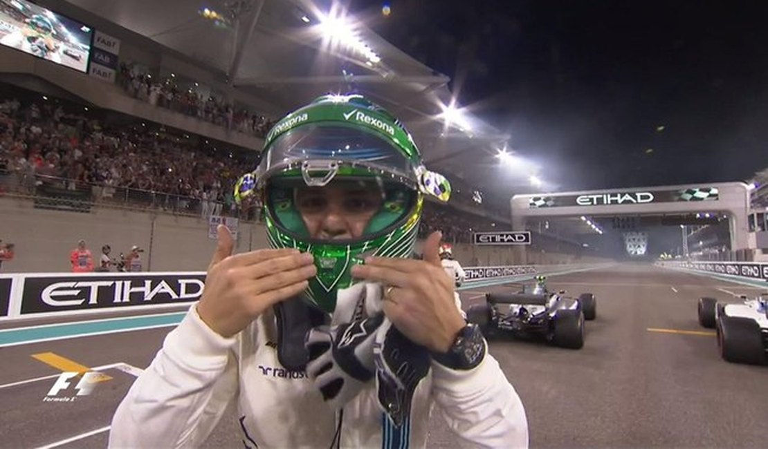 Massa se despede da F1 com ponto e homenagens; Bottas vence em Abu Dhabi