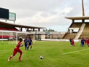 Pelo Campeonato Alagoano sub-17, CSA vence o CRB por 2x1