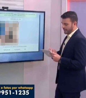 Globo do Mato Grosso deixa nude vazar ao vivo e se atrapalha para tirar do ar