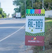 Governador autoriza duplicação da AL 101 Norte entre Garça Torta e Barra de Santo Antônio