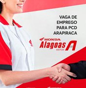 Alagoas Motos abre vaga de emprego para pessoa com deficiência em Arapiraca