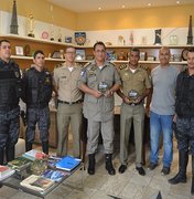 Militares do 3º BPM de Arapiraca visitam Comando-Geral