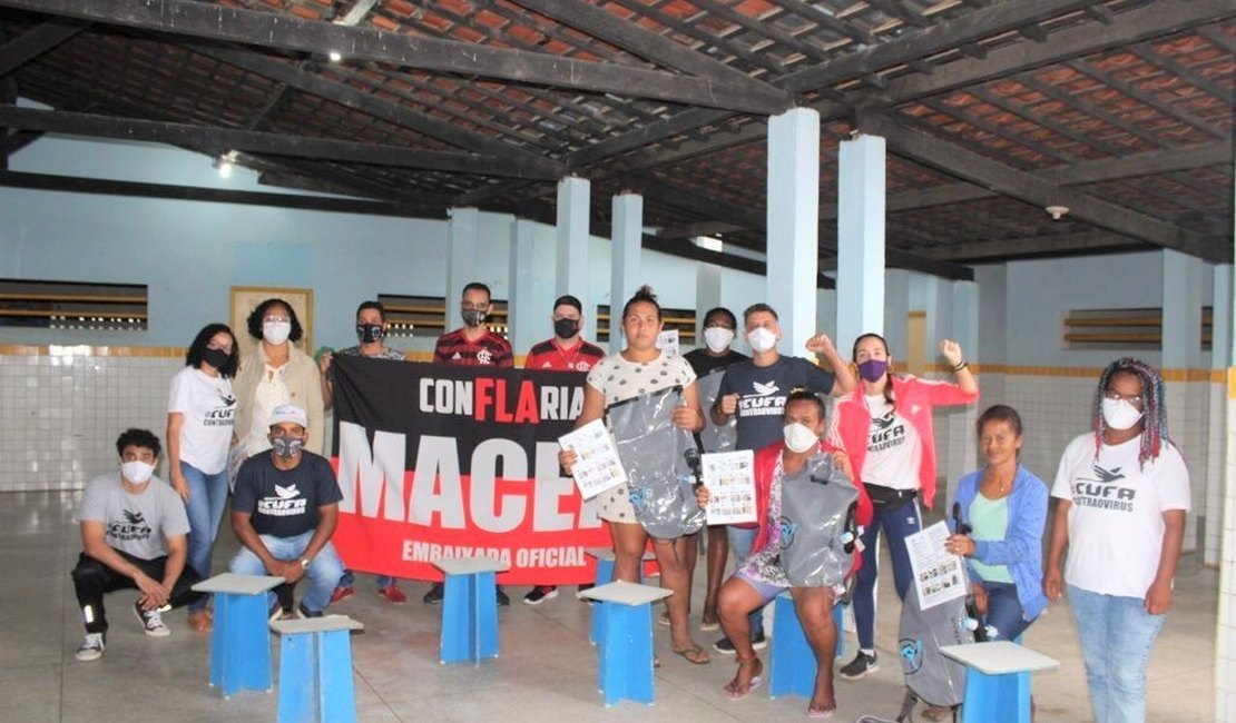 [Vídeo] Flamengo doa purificadores de água para moradores da Mangabeiras que não tem acesso à água
