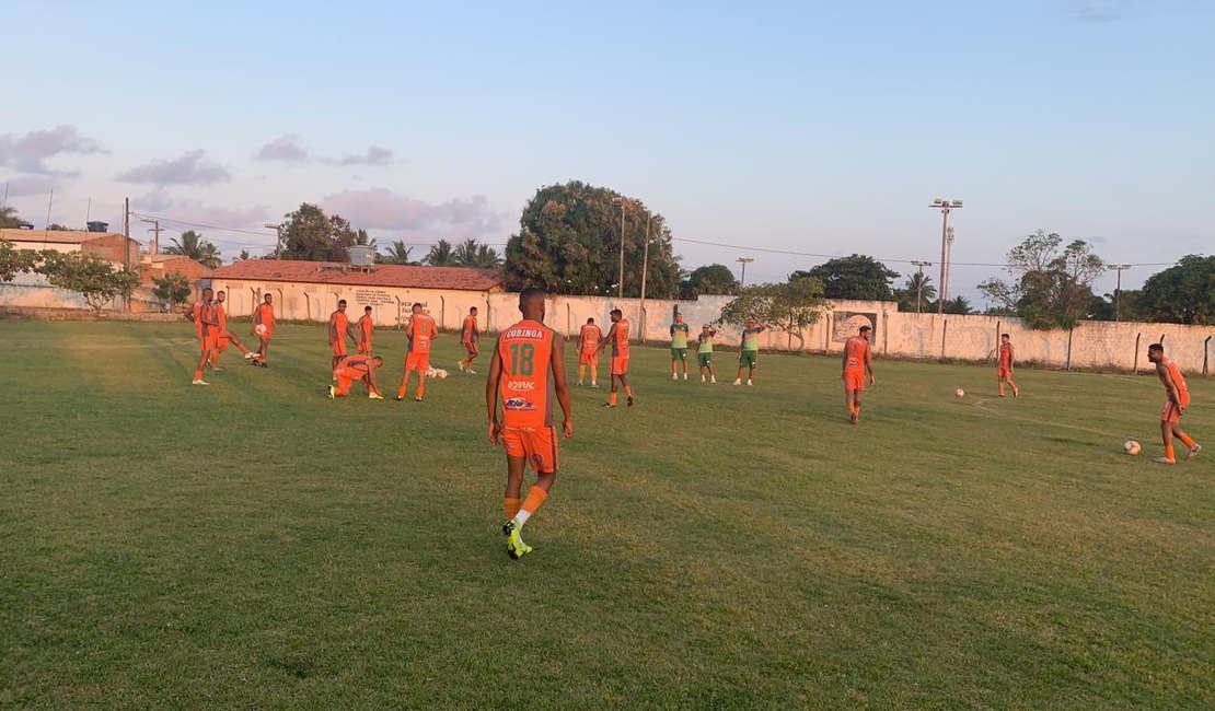 Coruripe finaliza preparação antes de confronto contra o Sergipe