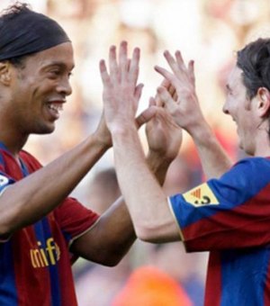 Messi presta solidariedade após morte da mãe de Ronaldinho Gaúcho