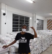 Central Única das Favelas faz doação de cestas básicas para mães periféricas em Alagoas