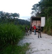 Polícia de Alagoas recupera carga de biscoitos avaliada em R$ 240 mil 