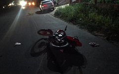 O acidente aconteceu após o condutor da motocicleta invadir a contramão