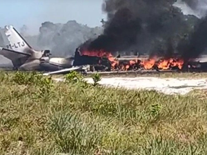 Avião que caiu na Bahia nesta quinta-feira (14) decolou em Jundiaí