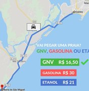 GNV continua sendo o combustível mais econômico em Alagoas