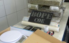 Bope apreende mais de 7 kg de maconha na parte alta de Maceió