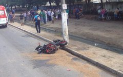 Colisão entre motos deixa feridos em Maceió