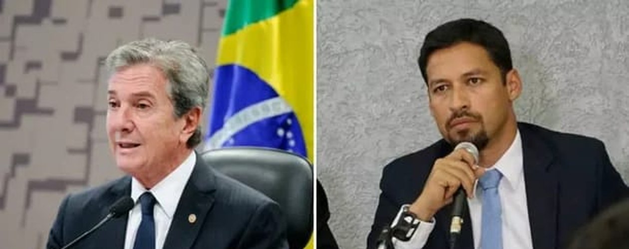 Collor e Cunha votam juntos no Senado e sinalizam possível aliança