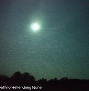 Observatório registra meteoro com luminosidade maior que a Lua em Caxias do Sul