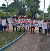 Reserva do concurso da educação volta a protestar em Maceió por convocação