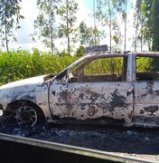 Veículo é incendiado na zona rural de Matriz de Camaragibe