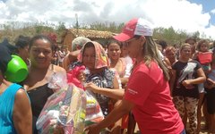 Alagoas Motos distribui alimentos e brinquedos para famílias carentes em Arapiraca