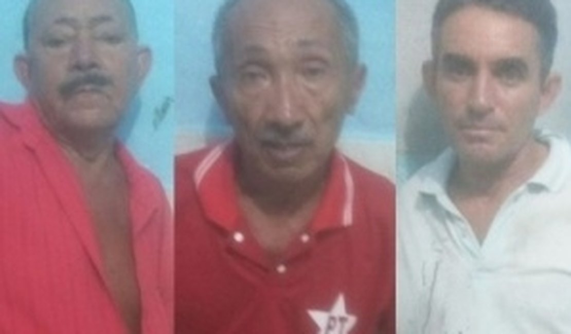 Três homens, entre eles, dois idosos, são presos suspeitos de estuprar uma criança