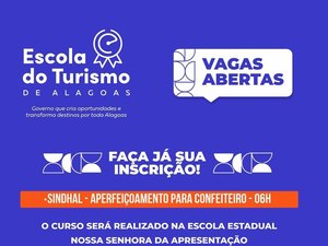 Escola de Turismo oferta curso para confeiteiros em Porto Calvo