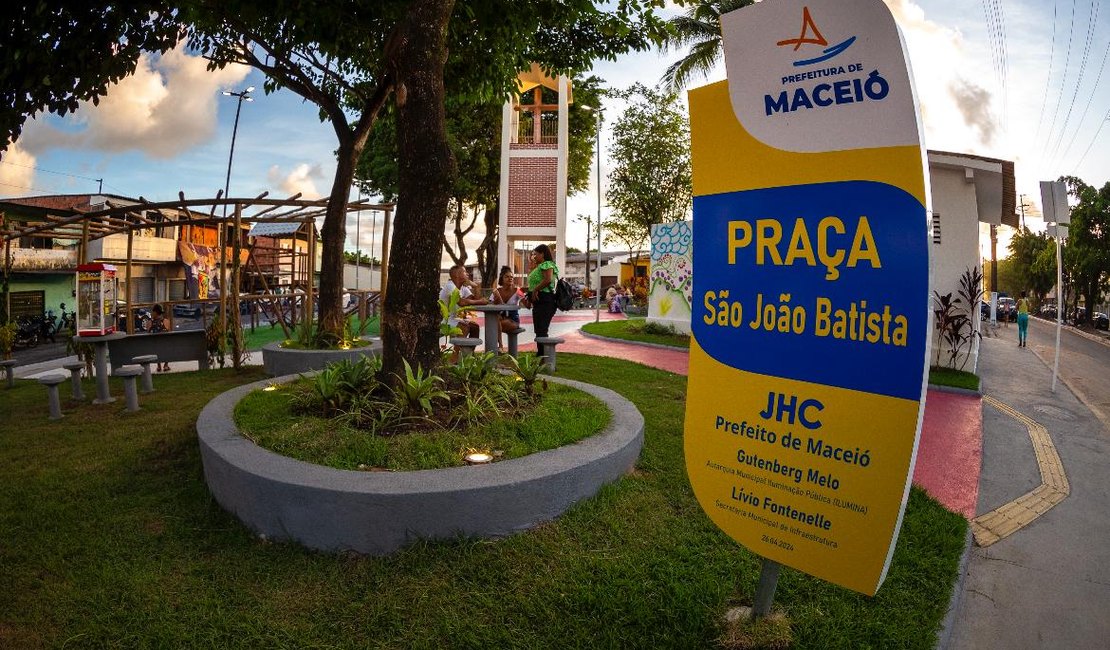 JHC entrega praça na Chã da Jaqueira e beneficia mais de 16 mil moradores
