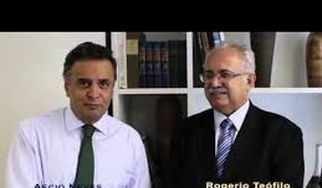 Senador Aécio Neves lança vídeo em apoio a Rogério Teófilo