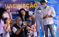 A Prefeitura de Maceió promoveu mobilização pela vacinação pediátrica com a presença do ministro Marcelo Queiroga sábado (12) em Maceió.