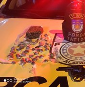 Polícia apreende 315 gramas de maconha no Trapiche da Barra