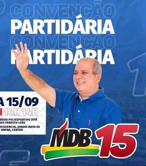 Em Messias, convenção do MDB promete ser bastante concorrida