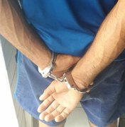 Suspeito de realizar assaltos é preso e confessa o crime em Rio Largo