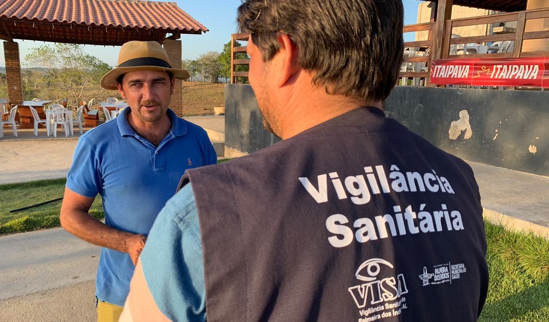 Vigilância Sanitária começa visita a clubes sociais e piscinas particulares de Palmeira