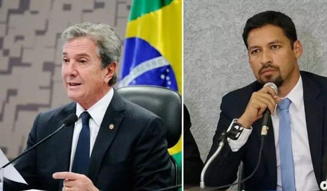 Collor e Cunha votam juntos no Senado e sinalizam possível aliança