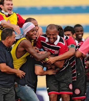 Em 2014: Com Reinaldo Alagoano, Santa Rita eliminou Guarani na Copa do Brasil