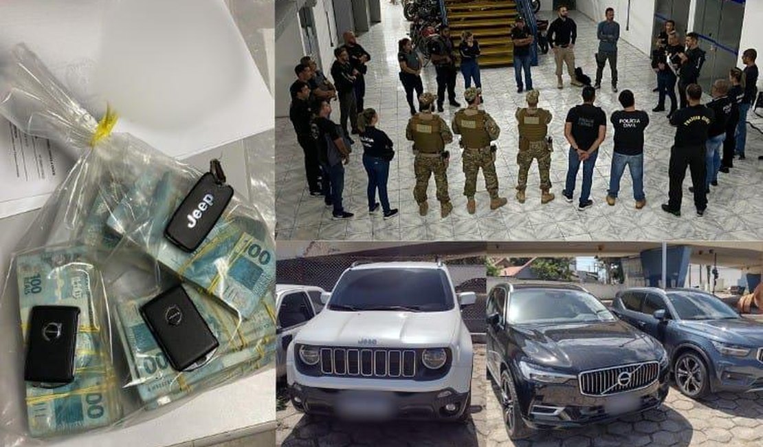 Polícia Civil apreende mais de R$6 milhões em bens de grupo criminoso em Maceió