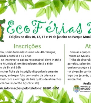 Prefeitura de Maceió abre inscrições para colônia de férias; confira programação completa!