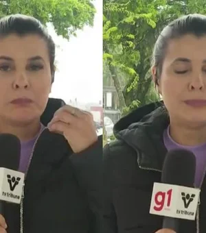 Vídeo: repórter chora em jornal ao noticiar filho espancado pela mãe