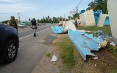 O acidente ocorreu nas proximidades da Ilha de Santa Rita, na cidade de Marechal Deodoro