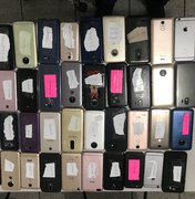 Polícia Civil recupera mais de 40 celulares roubados em Maceió