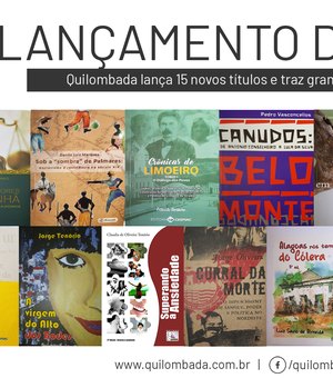 Portal Quilombada lança 15 novos livros alagoanos 