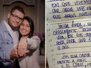Contador esconde pedido de casamento codificado em cartas enviadas para a noiva durante três anos