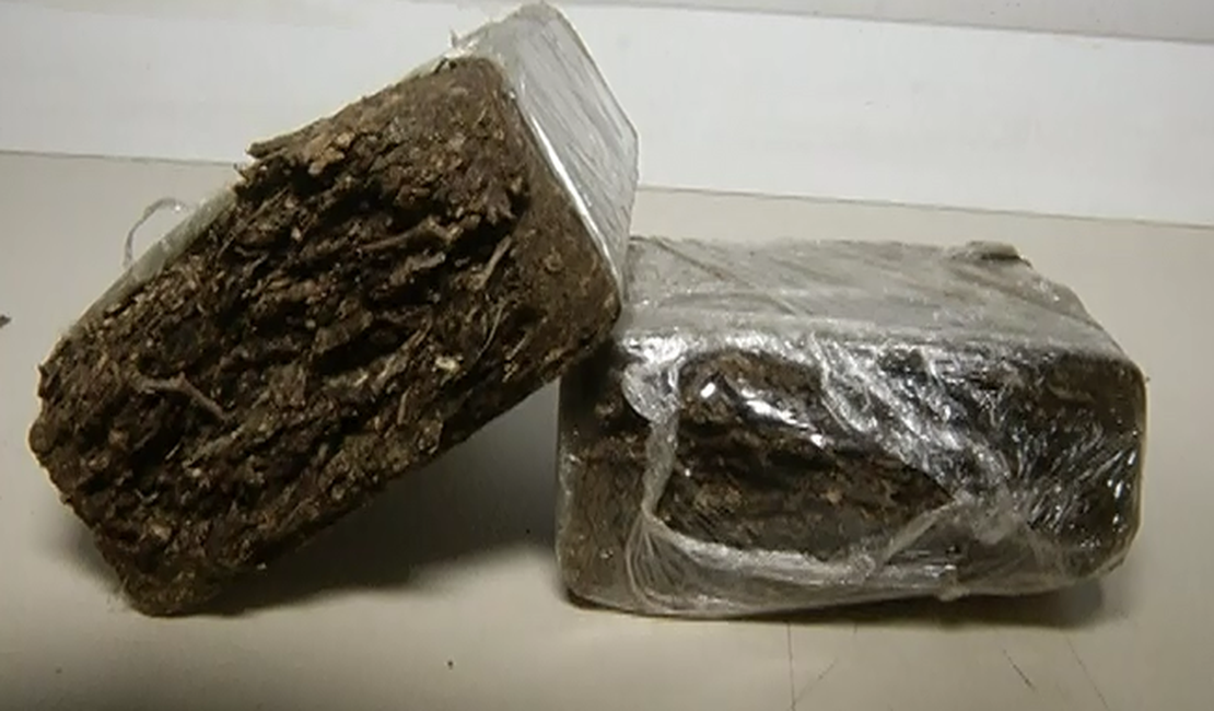 Jovem é preso com mais de meio quilo de maconha e arma em Maceió