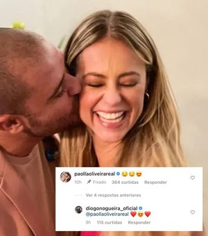 Paolla Oliveira fala sobre namoro com Diogo Nogueira: 'Tenho sorte'