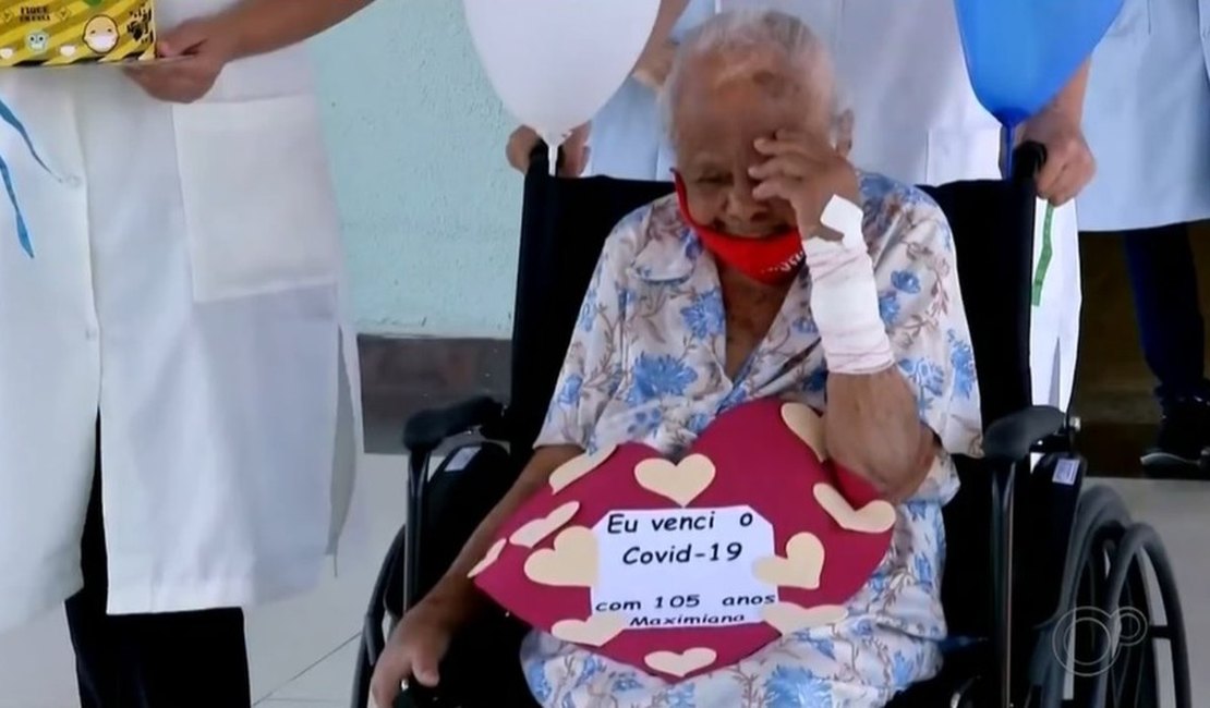 Mulher de 105 anos está entre os idosos que venceram surto de Covid em casa de repouso