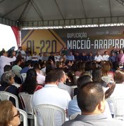 Governador inaugura trecho da duplicação Maceió-Arapiraca na AL-220