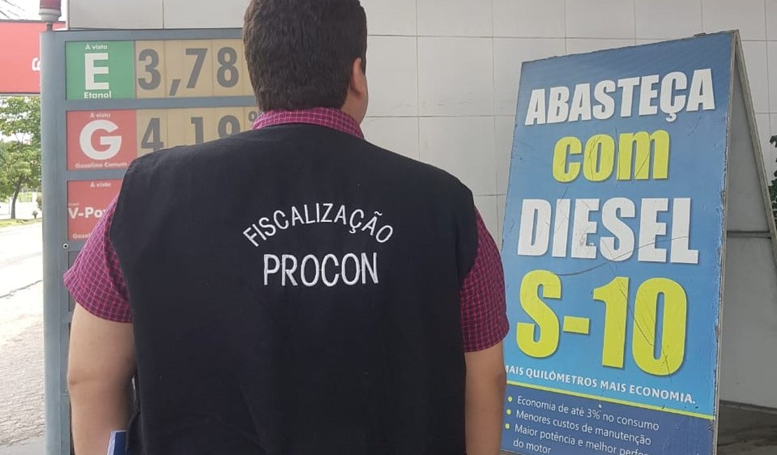 Combustíveis: Procon Maceió fiscaliza postos e orienta consumidor