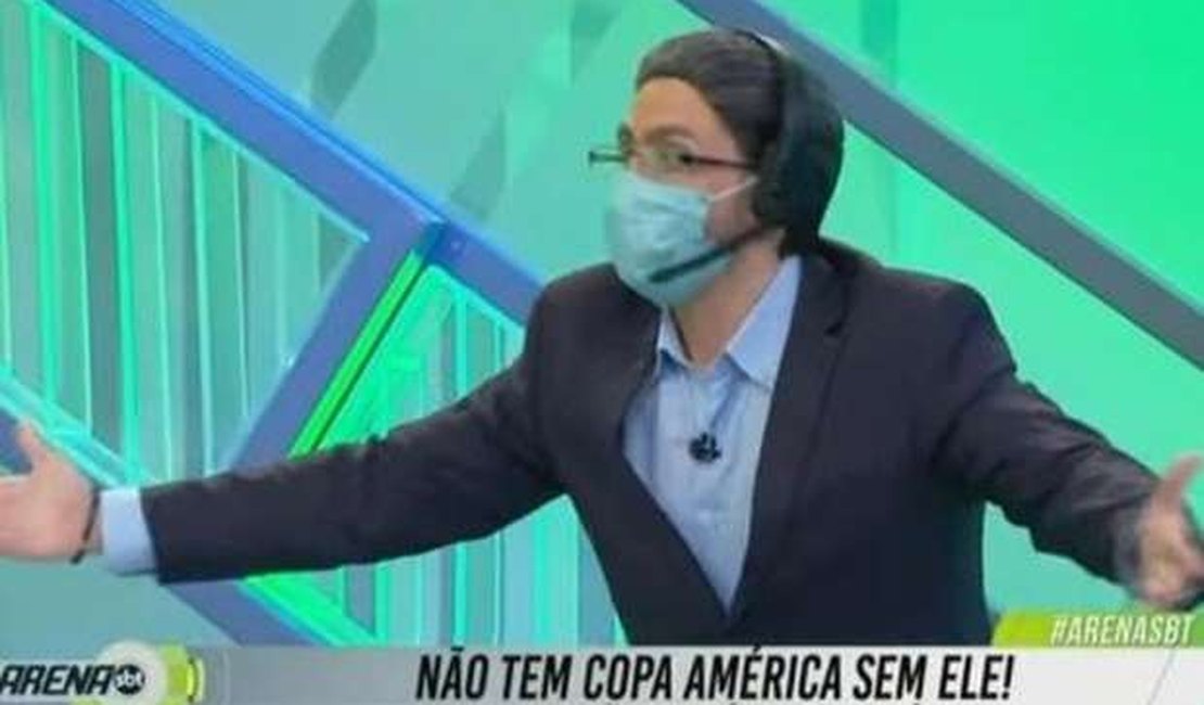 SBT usa Galvão 'fake' para tirar sarro da Globo