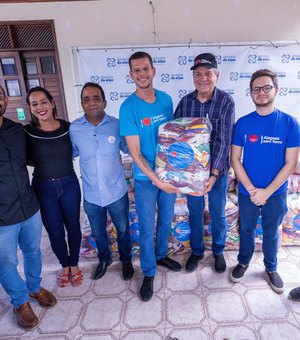 Programa Alagoas sem fome entrega uma tonelada de alimentos a instituto que atende bairros carentes